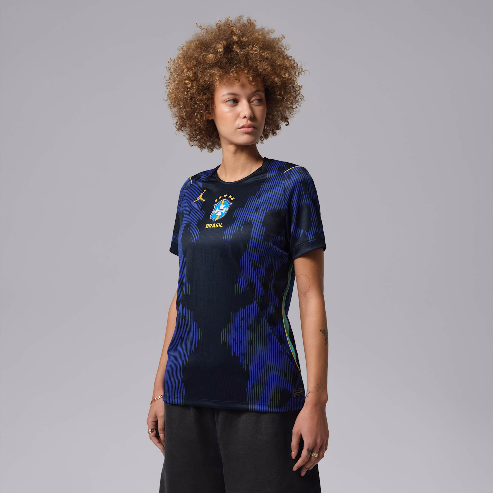 Camisa Brasil Jordan 2026 Torcedora Pro Fem